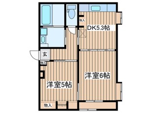 ミッキーハイツの物件間取画像